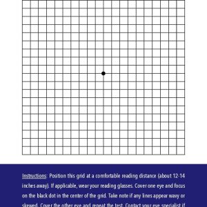 Amsler Eye Grid